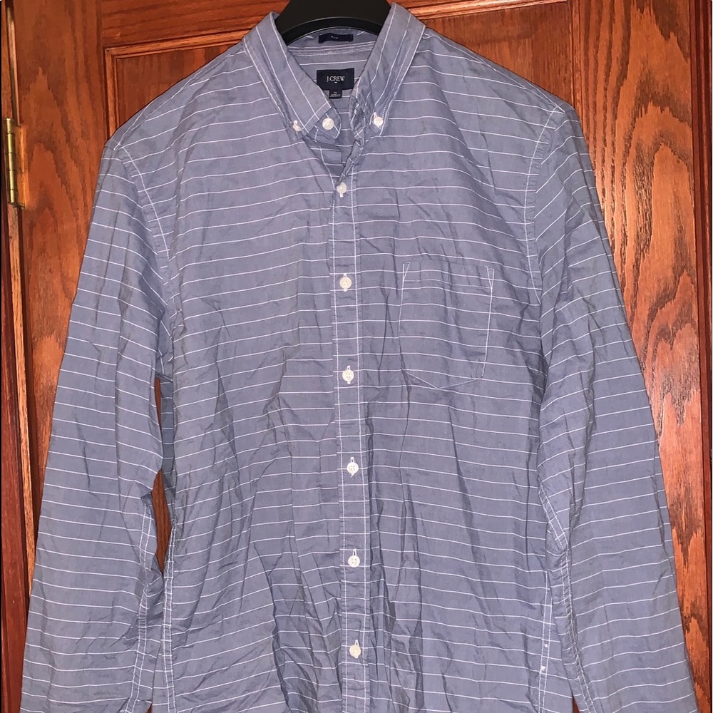 Men’s J. Crew Button Down Striped Shirt Size XL